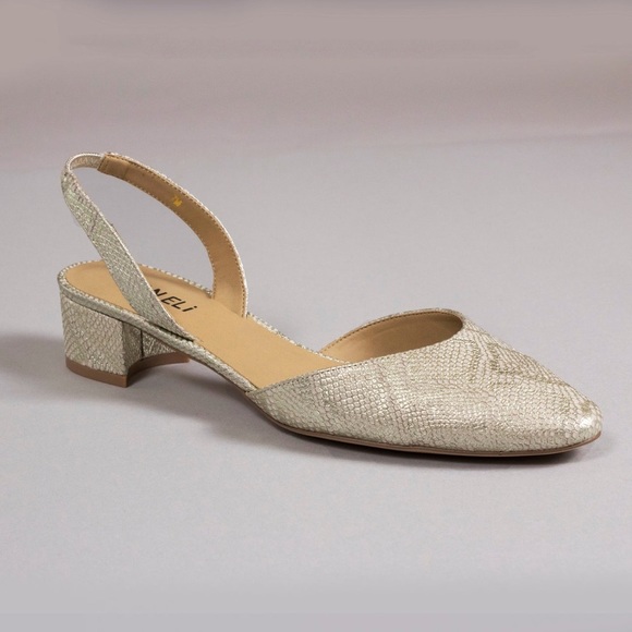 Like New| VAN ELI LOW PUMP ALDIN| SZ 8| Snakeskin heel - Picture 1 of 8